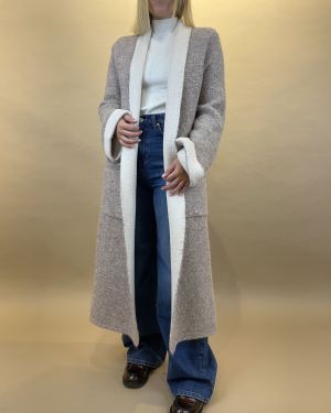 Cardigan/Cappotto in misto lana ViCOLO