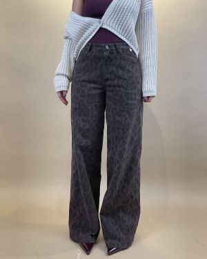 Pantalone palazzo animalier Souvenir