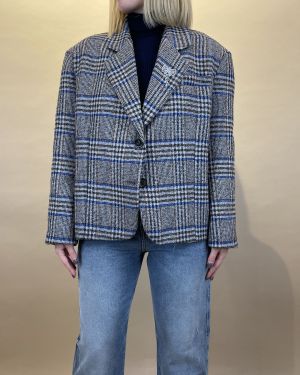 Blazer monopetto check over ViCOLO