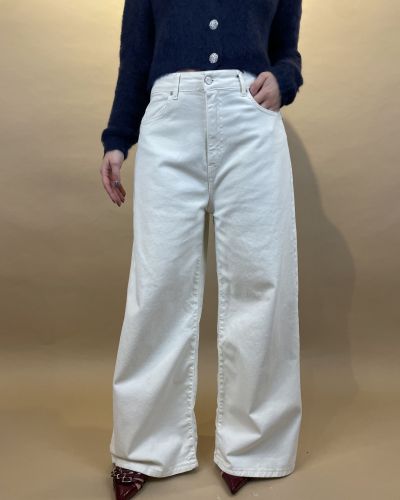 Pantalone denim palazzo Giusi Tensione in