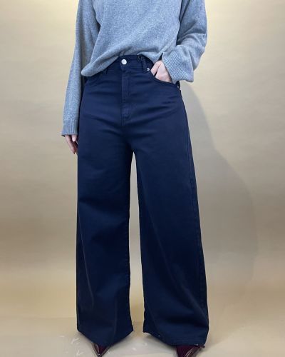 Pantalone denim palazzo Giusi Tensione in